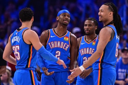 NBA-亚历山大25+7杰威22分 雷霆轻取太阳1-0领先